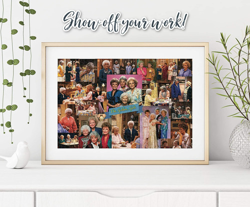 Toynk Golden Girls Collage 80s Puzzle Para Adultos Y Niños |