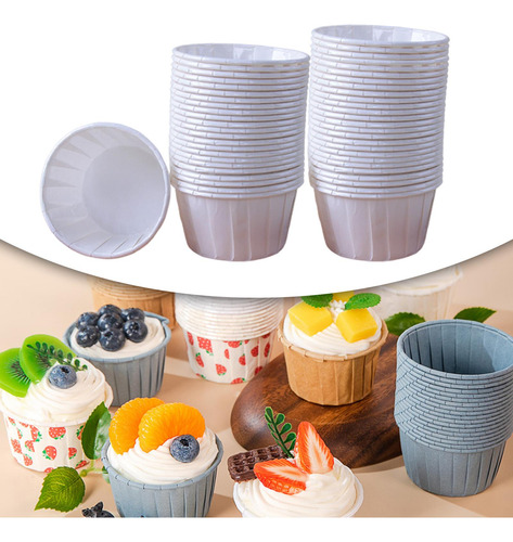 50 Piezas De Papel Antigrasa Para Repostería, Fundas Para