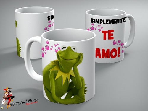 Taza De Ceramica Rana Rene - Simplemente Te Amo