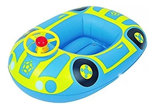 Bote Auto Inflable Infantil Bebe Con Sonido Flotador Palermo