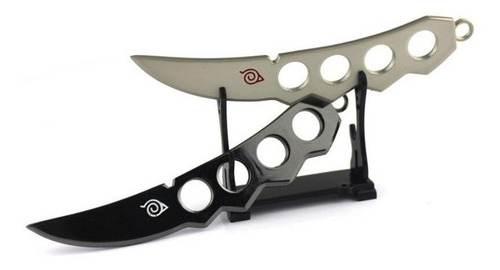 Imagen 3 de 7 de Set De Kunai Naruto (7 Accesorios + Collar + Gancho)