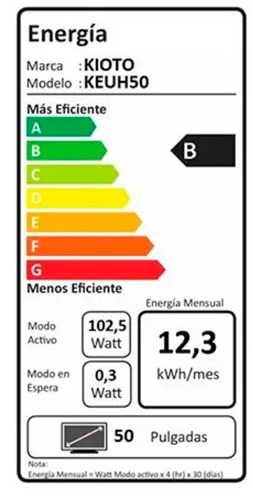 Imagen 8 de 9 de Televisor De 50 Pulgadas 4k Hdr Marca Kioto Nueva Y Sellada