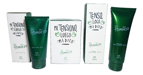 Kit Masculino Natura Paz Y Humor Perfume, Shampoo Y Gel ....