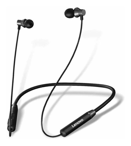 Fone De Ouvido Sem Fio Lenovo-qe03 Bluetooth Neckban