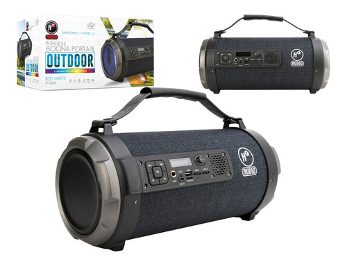 Corneta Portátil Hf Audio 800 Watts Bluetooth