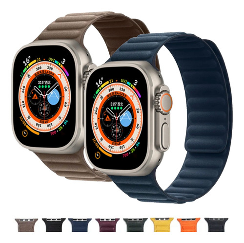 Correa Manilla Finewoven Para Apple Watch Ultra 2 44 45 49mm