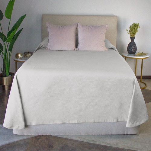 Colcha Gris Individual Hotel Collection Color Beige