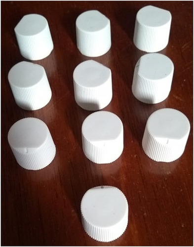 Knob 6mm P/ Potenciômetro Estriado Branco 10 Pç Dimmer
