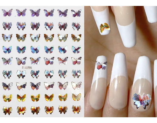 Pegatinas Para Decoración De Diy, Láser Colores 3700#