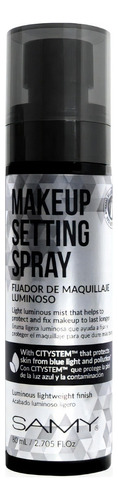 Fijador De Maquillaje 80ml Samy Tono del primer Natural