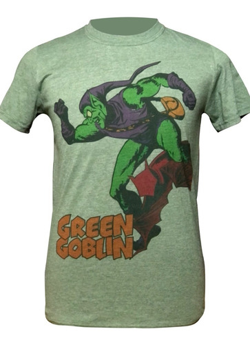 Polera Duende Verde Spiderman Estampado Tacto Cero