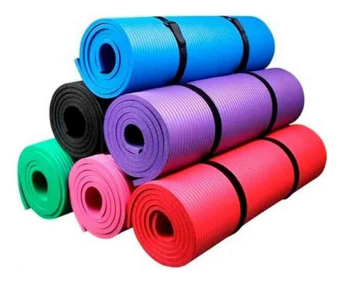 Mat De Yoga Alfombra Espesor 10mm Extra Resistente Gruesa