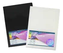 Comprar 100 Tapas Encuadernar Anillado A4 Mitad Cristal Y Negro