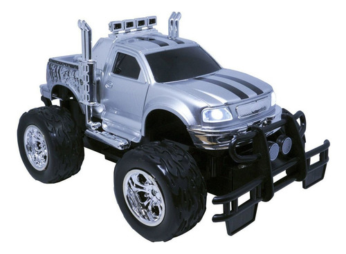 Carrinho Controle Remoto Elétrico Recarregável Picape 4x4