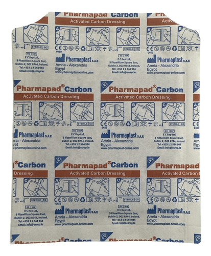 Pharmapad Apósito Carbón Activado 10x10cm Unidad