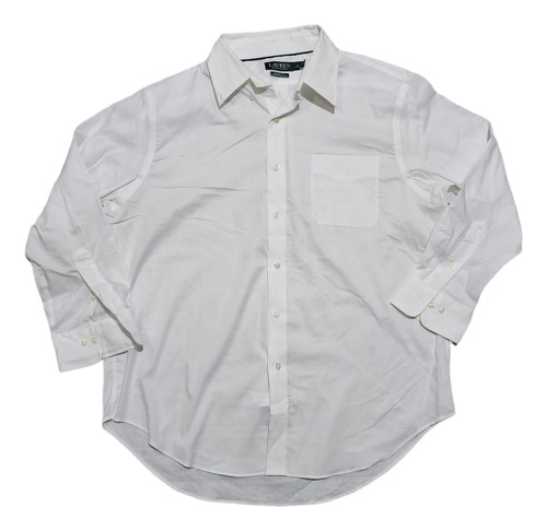 Camisa Ralph Lauren Xgrande Xl 17 32-33 Classic Fit Blanca