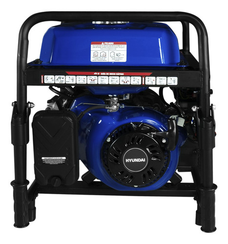 Generador Con Motor A Gasolina Monofásico Hyundai Hye5500