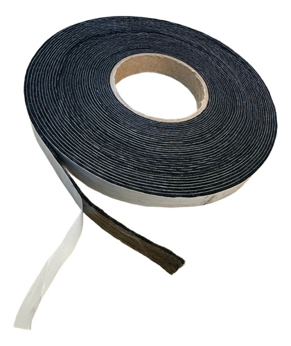 Fita Feltro Autocolante 1 Lado 12mm X 1,2mm Com 5 Metros