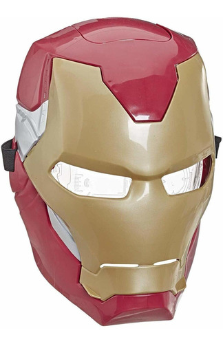 Máscara Marvel Iron Man Flip Fx Con Efectos De Luz Act...