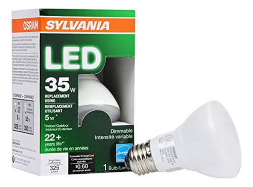 Sylvania 73781 Medium Base 2700k Regulable R20 5w Led Bulb W