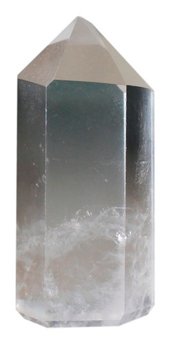 Ponta De Cristal Quartzo Transparente Pedra Energia 31g 5cm