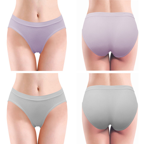 Bikini Panties Ropa Intima Lencería Mujer Microfibra 12 Pzas