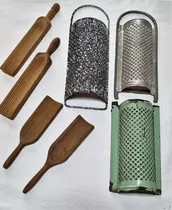 Comprar Lote N°3 De 7 Utensilios Cocina Rallador Enlozado Ñoquera. M