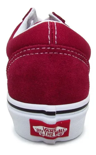 Tenis Vans Old Skool Vn0a38g1vg4 Rumba Red White Unisex Cuotas