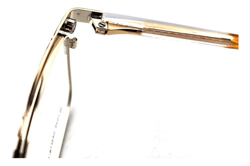 Armazón Lente Clip On 2en 1 Iman 1530 C4 Metal + Tr Small Negro/dorado