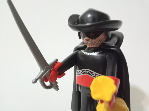 Playmobil Figura Custom El Zorro Marca Geobra Todo Original
