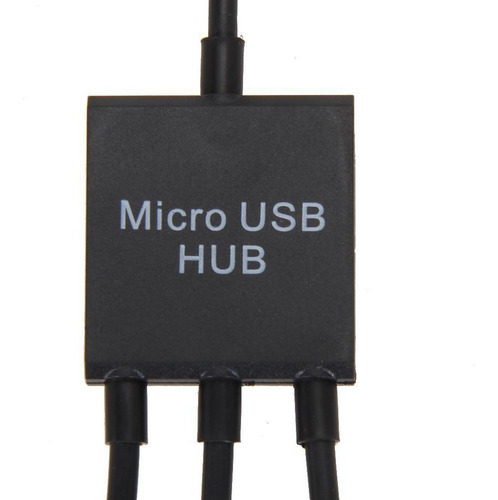 Cabina De Adaptador De Hub Otg Host Dual Micro Usb 2.0 Para