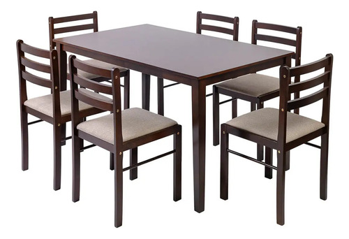 Juego De Comedor 1+6 Marsella La Sensacion