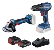 Comprar Taladro Ator Percutor + Amoladora 115 Kit Brushless 2bat 18v