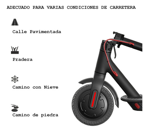 Llantas Macizas 8.5 2.0 Patineta Scooter Eléctrico (2 Unid.)