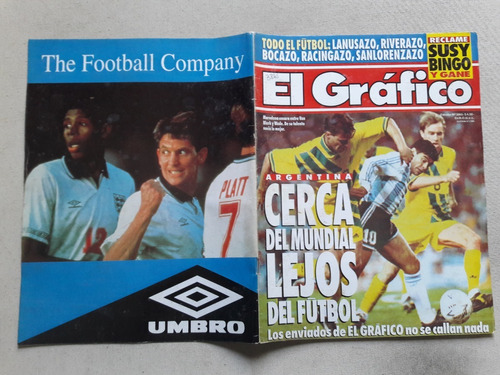 El Grafico Nº 3865 Año 1993 Argentina - Lanus Gimnasia River