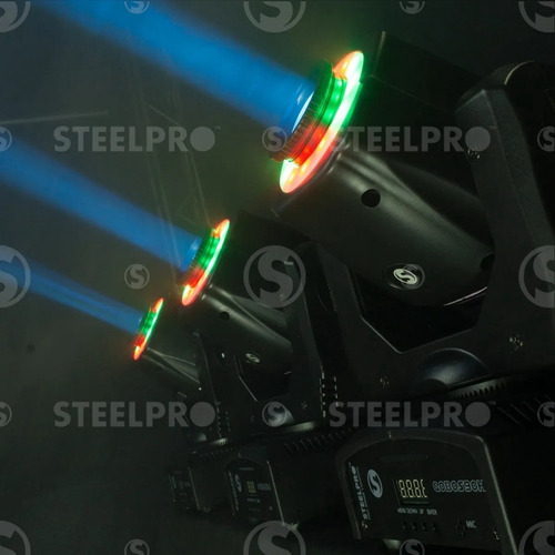 Cabeza Móvil Spot Con Gobos 90 Watts Steelpro Gogos90h