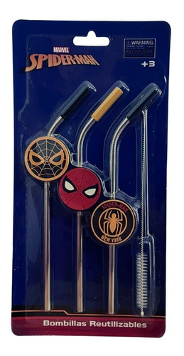 Pack 3 Bombillas Spiderman Reutilizables + Limpiador Disney