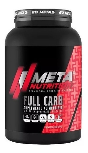 Ganador Meta Nutrition Full Carb 2 Kg Carbohidratos Sabor Sin sabor