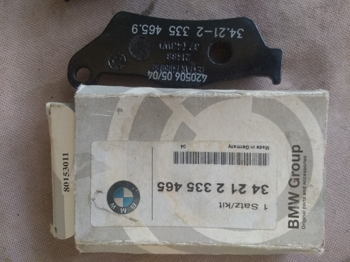 Imagen 2 de 3 de Bmw Motorrad Pastilla De Freno Taseras 3 21 2 335 465