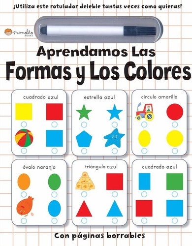 Imagen 1 de 8 de Aprendamos Formas Y Colores - Manolito - Libro + Marcador