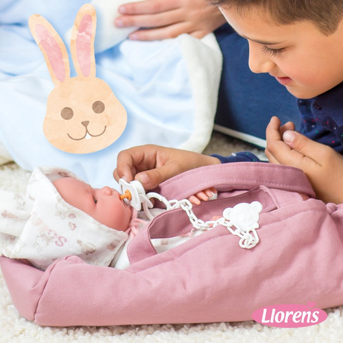 Muñeca Bimba Y Su Cambiador 35cm Bebe Reborns Llorens España