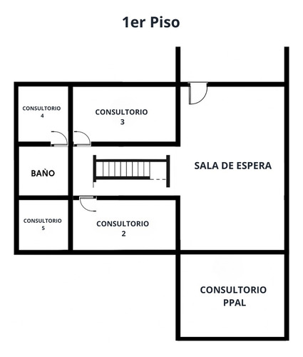 Alquiler Ideal Consultorios U Oficinas, A Estrenar. A Metros Del Hpc, Sobre Dos Plantas