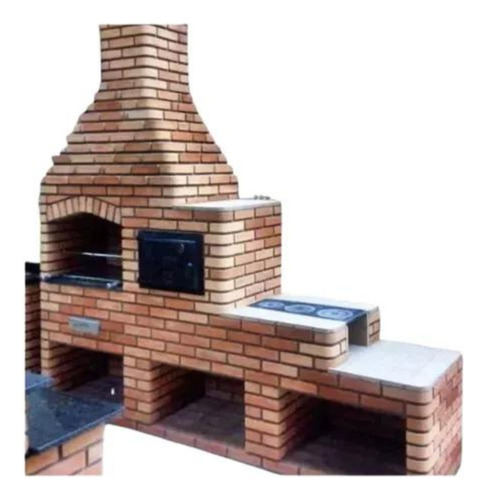 Projeto Churrasqueira De Alvenaria Forno E Fogão A Lenha