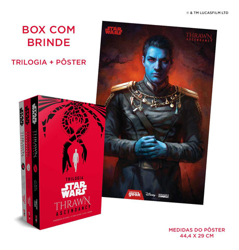 Livro Box Trilogia Star Wars: Thrawn Ascendancy