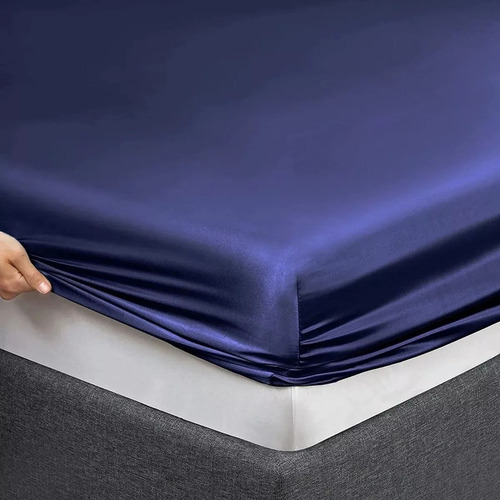 Conjunto De Cama Doble Matrimonial Juego De Seda De 4piezas