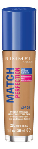 Rimmel Base Match Perfection Spf20 200 Beige Suave