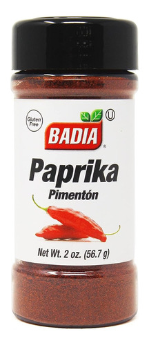 Paprika Badia 57 G Condimento Sin Tacc