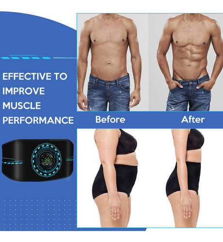 Estimulador Abdominal Abs Cinturón Tonificador Para Fitness Color