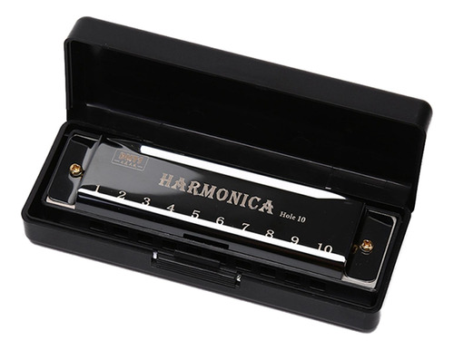 Harmonica 10 Agujeros Diatónico Arpa Boca Órgano Azul 20 C