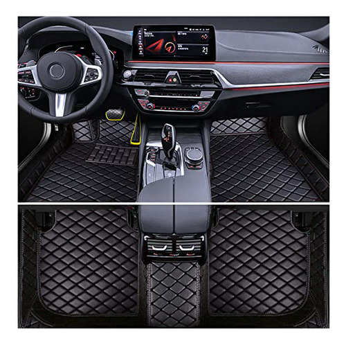 Tapetes De Lujo Para Bmw X3 , Cuero Y Alfombra, Fácil Limpie